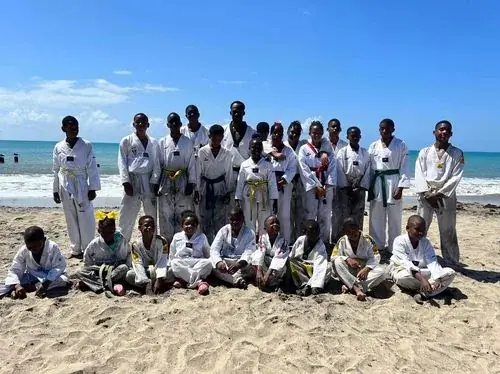 A grading day at World Taekwondo Mandeville