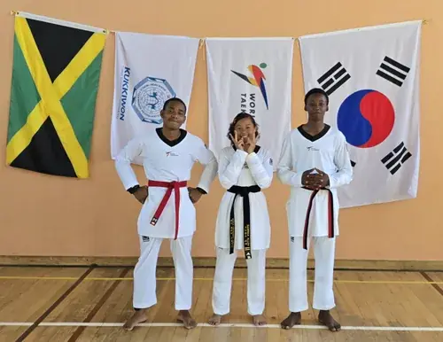 The Team Jamaica squad heading to the US Open